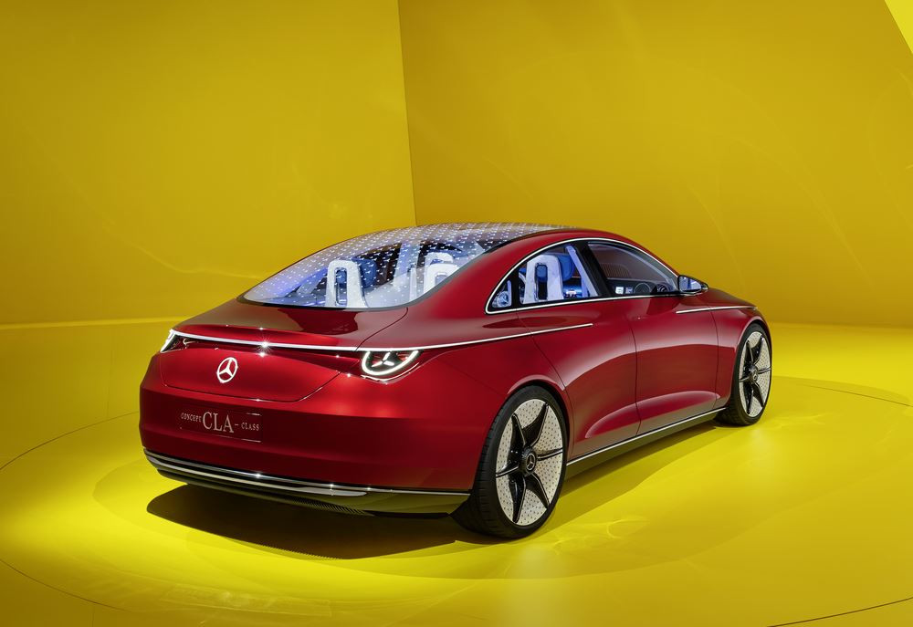 L'intérieur de la future berline électrique de Mercedes a tout d