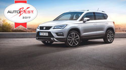 Le SUV compact Seat Ateca remporte le prix Autobest 2017