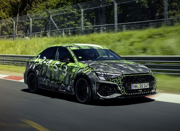 L’Audi RS 3 établit le record du tour sur le segment des compactes sur la Nordschleife