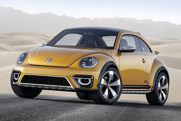 Un concept de version tout terrain Volkswagen Beetle Dune proche de la série