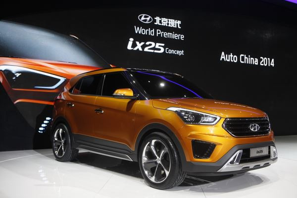 Un concept de petit SUV urbain ix25 réservé à la Chine