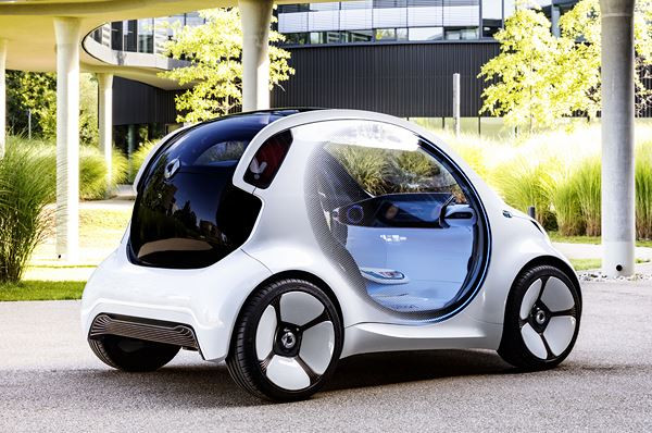 Le concept électrique smart vision EQ fortwo adopte la conduite autonome
