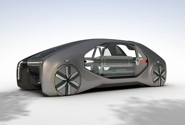 Renault EZ-GO: un concept de robot-véhicule électrique autonome et partagé