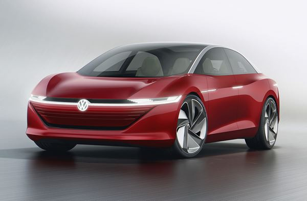 Volkswagen I.D. Vizzion: une berline haut de gamme électrique à conduite autonome