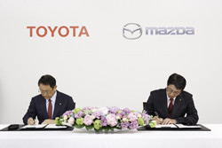 Toyota et Mazda engagent un vaste partenariat à long terme