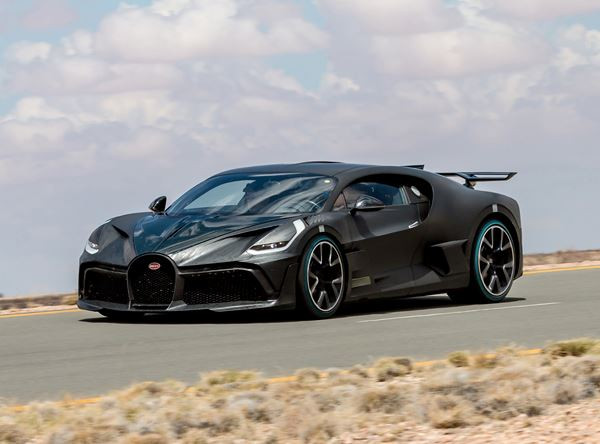 La supersportive Bugatti Divo dans les starting blocks