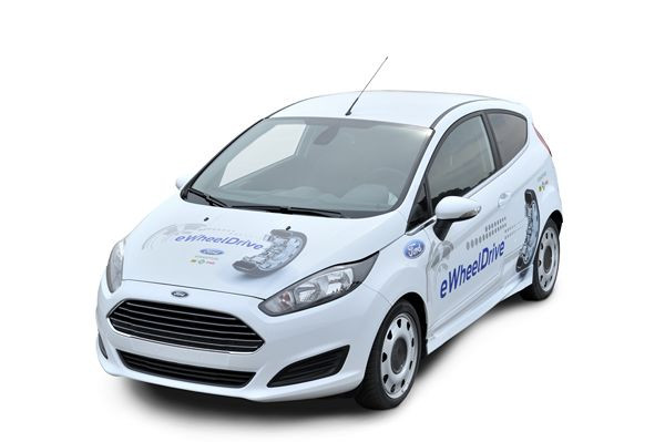 Ford développe une Fiesta eWheelDrive équipée de deux moteurs électriques dans les roues arrière