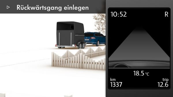 La fonction « Trailer Assist » de Volkswagen facilite les manœuvres avec une remorque