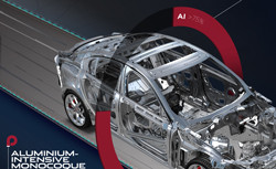 La Jaguar XE utilise l’aluminium de façon intensive