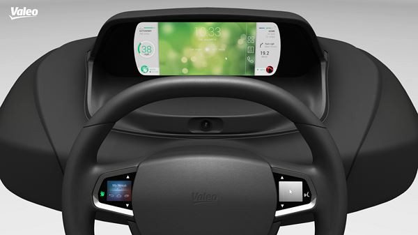 Le système « Valeo Mobi/us » repense entièrement la console de bord