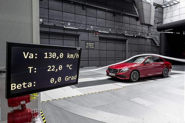 La Mercedes Classe E affiche un coefficient de pénétration dans l'air de 0,25